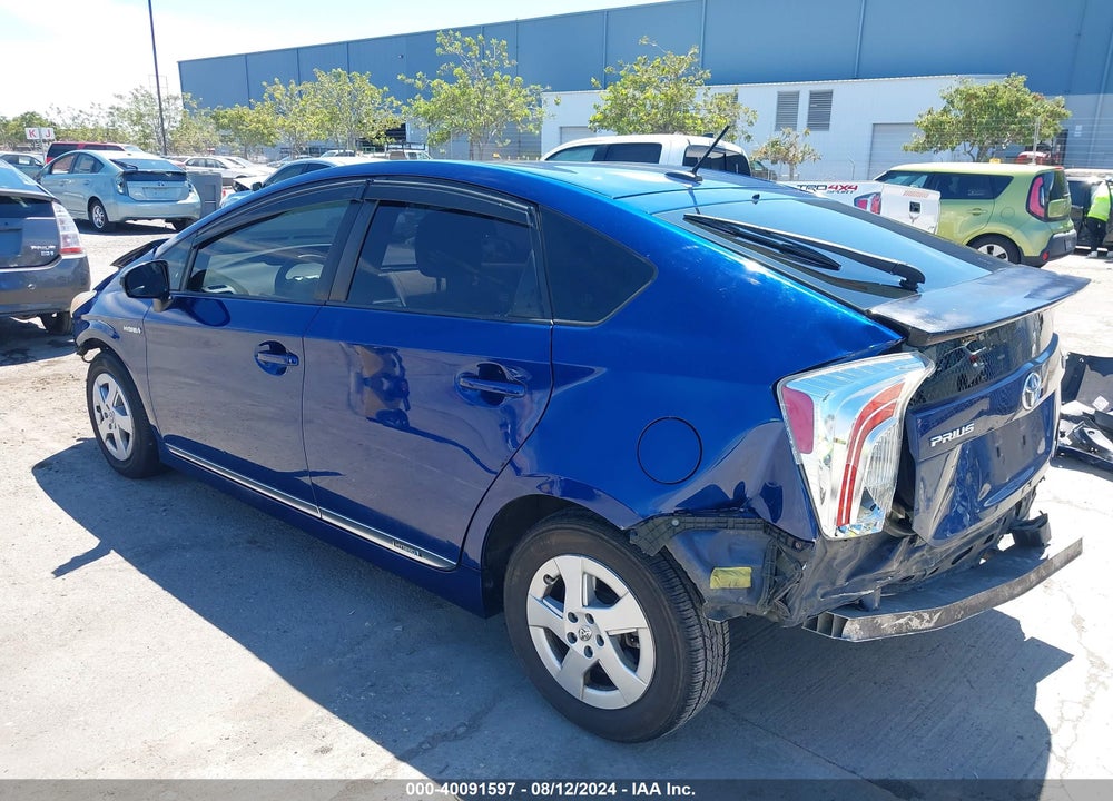 2011 TOYOTA PRIUS TWO VIN: JTDKN3DU0B0248955