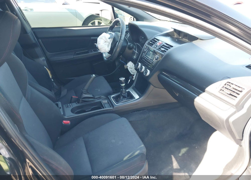 2015 SUBARU WRX PREMIUM VIN: JF1VA1D69F9813158