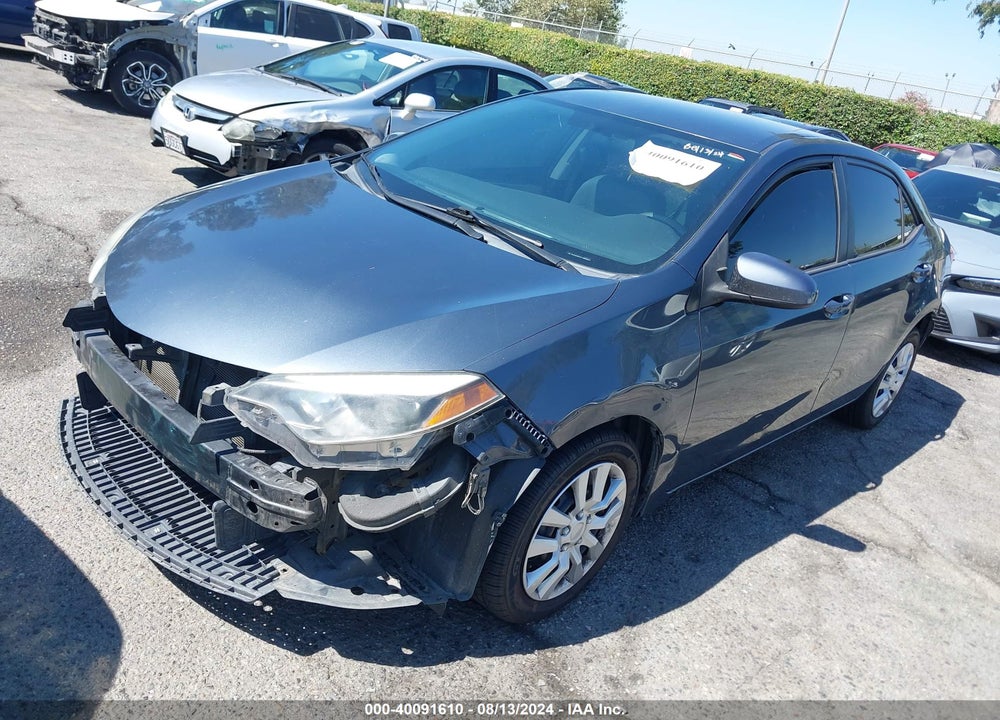 2015 TOYOTA COROLLA LE VIN: 5YFBURHE2FP281802