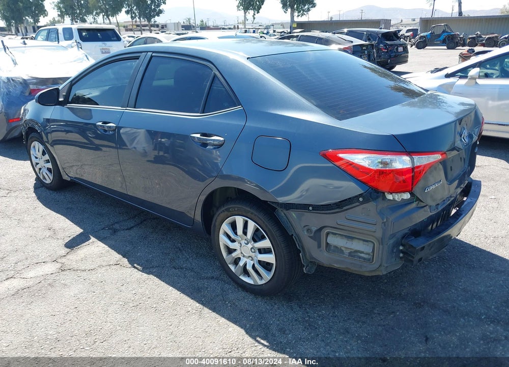 2015 TOYOTA COROLLA LE VIN: 5YFBURHE2FP281802