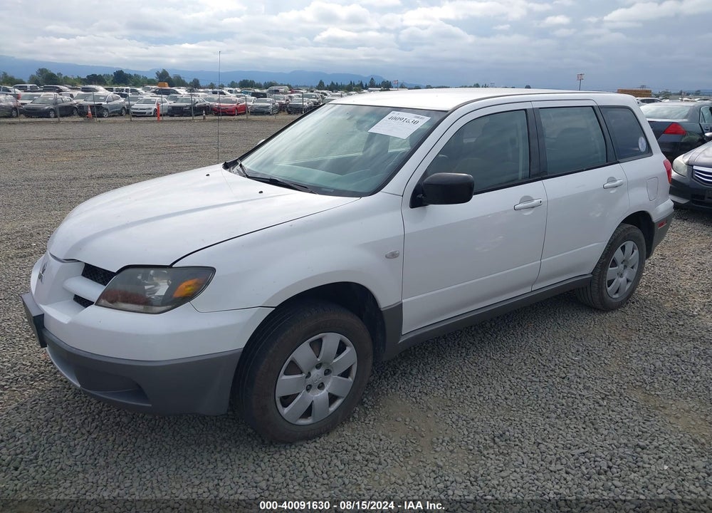 2003 MITSUBISHI OUTLANDER LS VIN: JA4LX31G03U036087