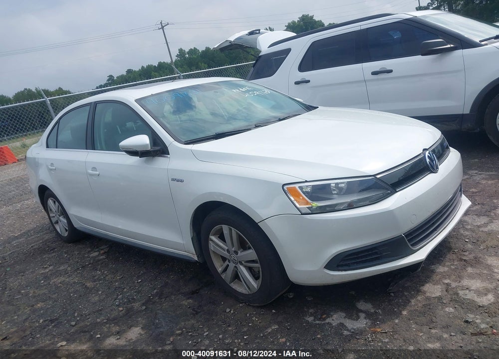 2013 VOLKSWAGEN JETTA HYBRID SEL VIN: 3VW637AJ6DM282596