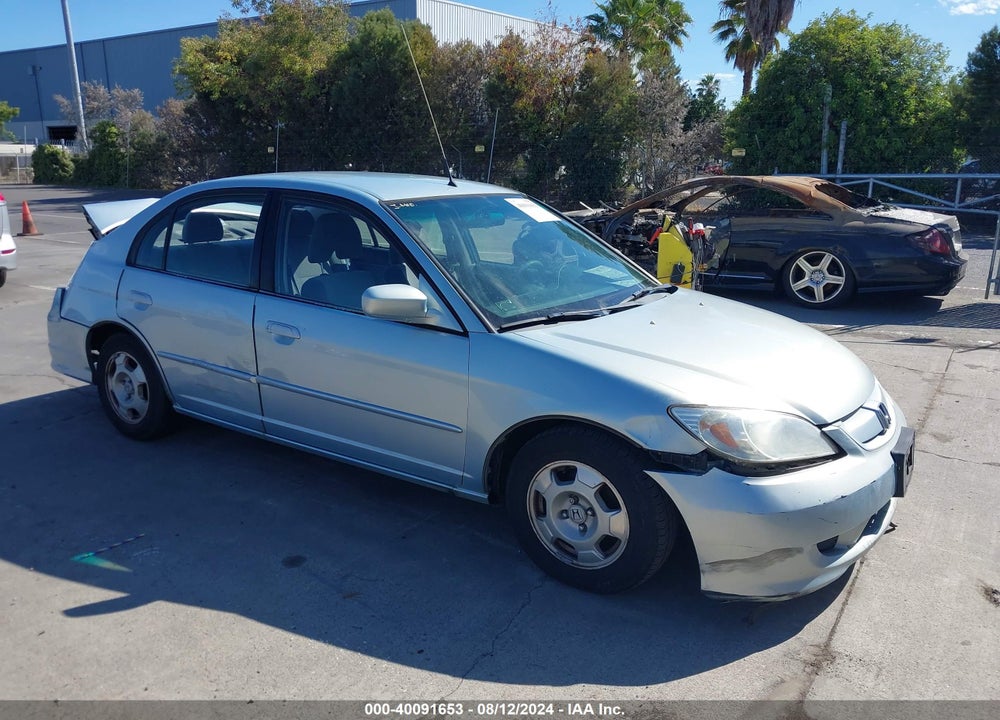 2004 HONDA CIVIC HYBRID VIN: JHMES96604S014196