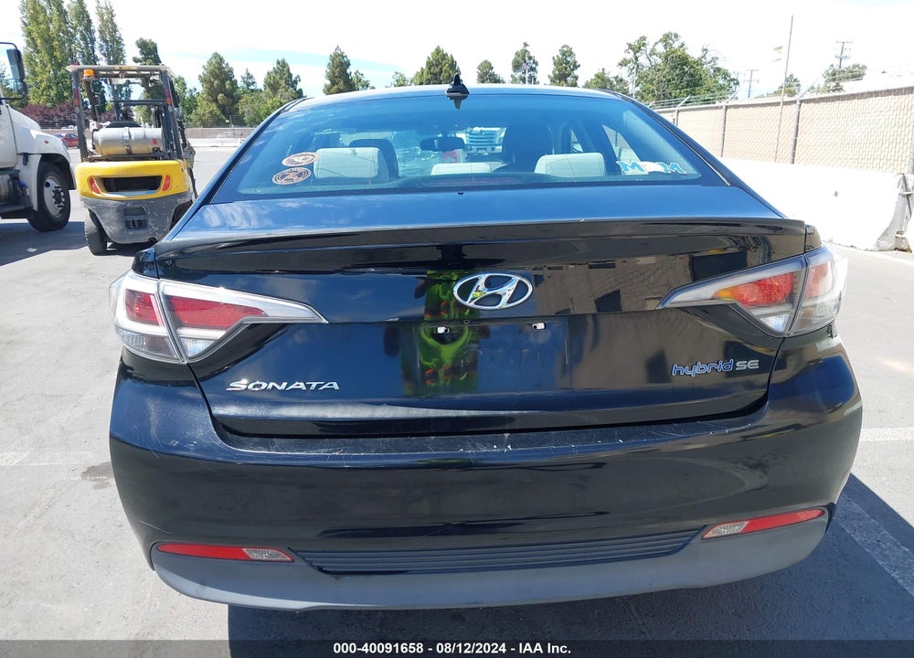 2016 HYUNDAI SONATA HYBRID SE VIN: KMHE24L10GA012337