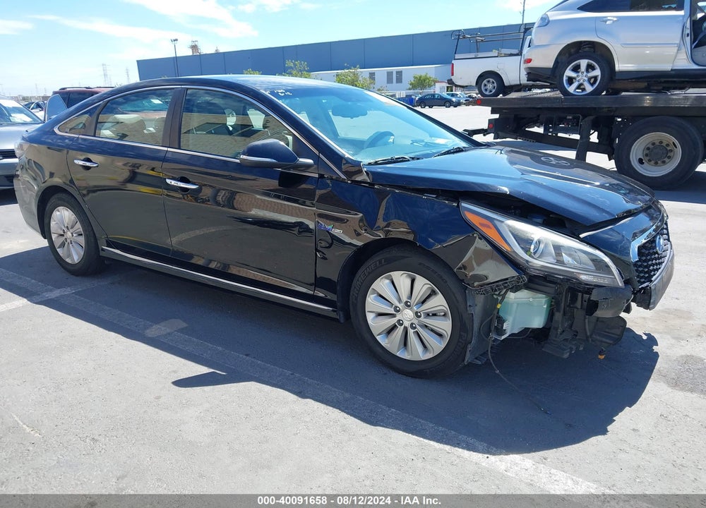 2016 HYUNDAI SONATA HYBRID SE VIN: KMHE24L10GA012337