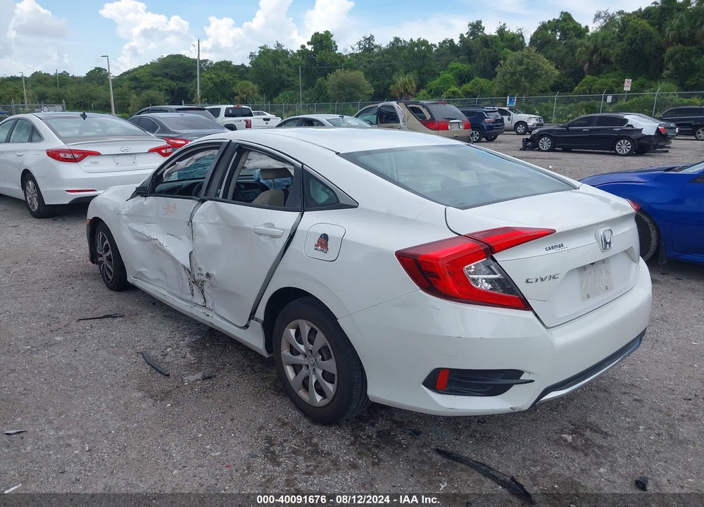 2019 HONDA CIVIC LX VIN: 2HGFC2F62KH570722
