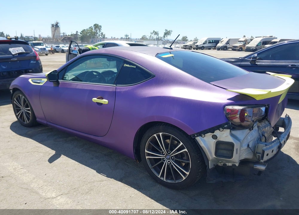 2013 SUBARU BRZ LIMITED VIN: JF1ZCAC17D2613810
