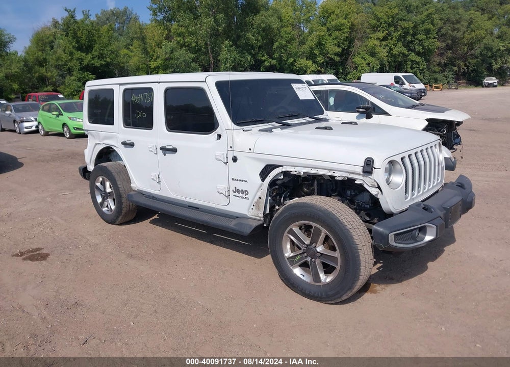 2019 JEEP WRANGLER UNLIMITED SAHARA VIN: 1C4HJXEG7KW673155