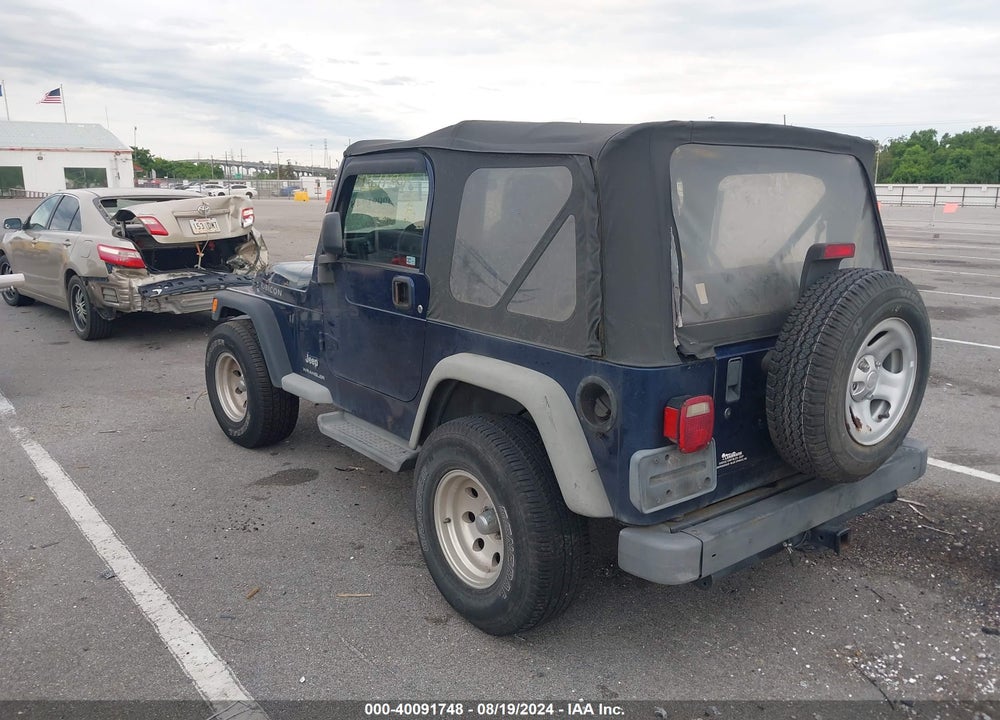 2004 JEEP WRANGLER SPORT VIN: 1J4FA49S44P774696