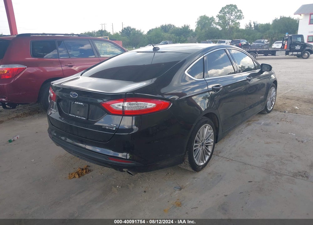 2014 FORD FUSION HYBRID SE VIN: 3FA6P0LU4ER153952