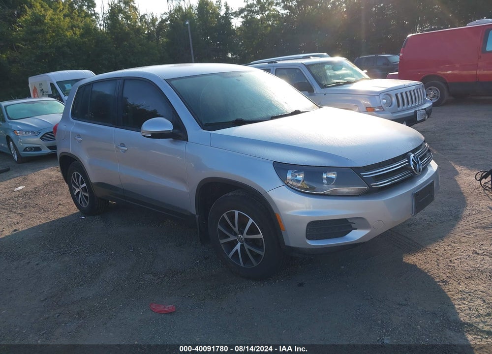 2012 VOLKSWAGEN TIGUAN S VIN: WVGAV7AX2CW587275