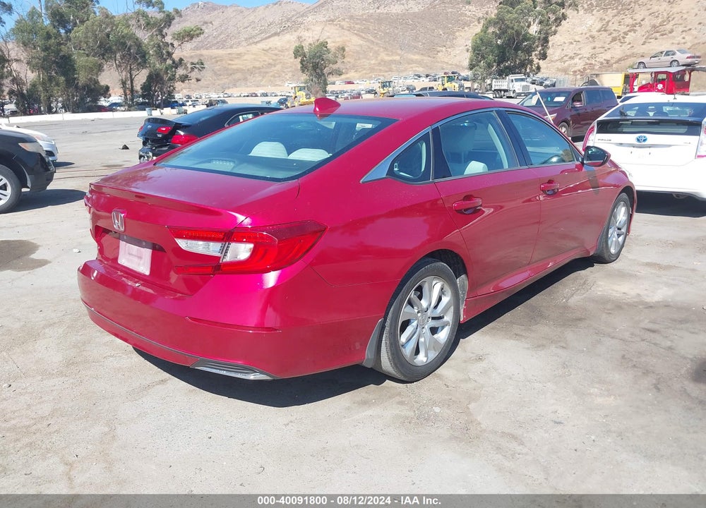 2018 HONDA ACCORD LX VIN: 1HGCV1F10JA113111