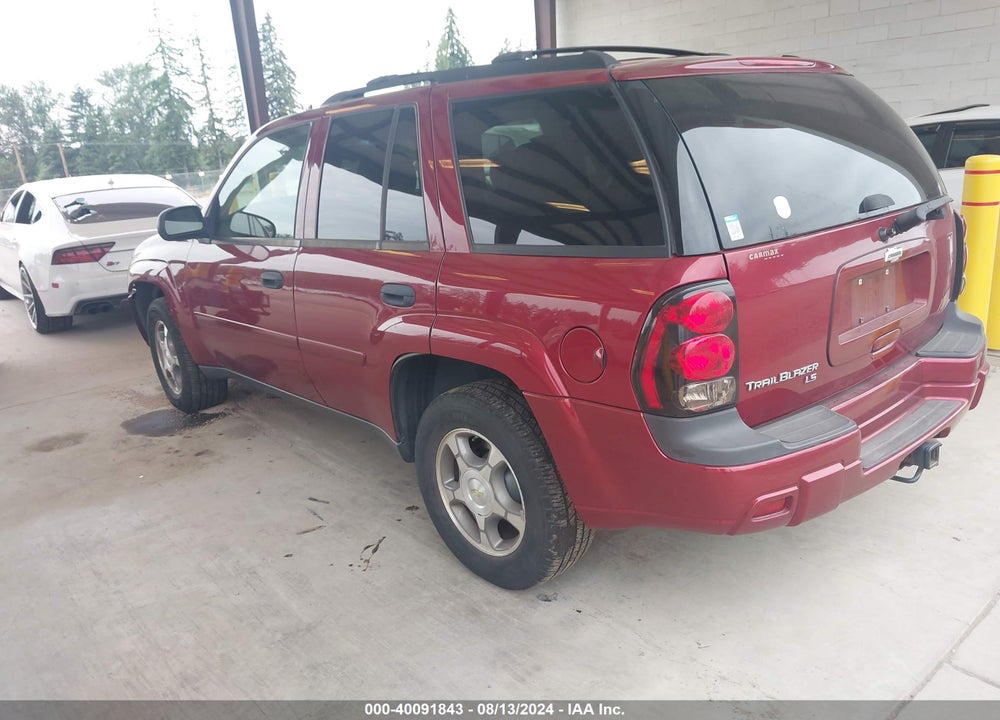 2007 CHEVROLET TRAILBLAZER LS VIN: 1GNDS13S572275240