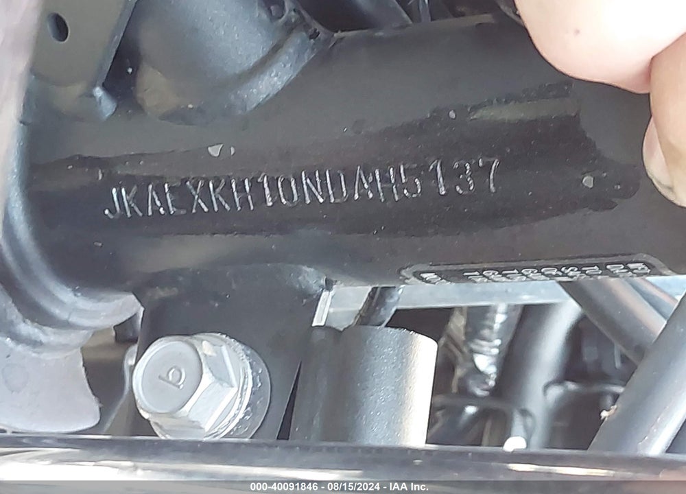 2022 KAWASAKI EX400 VIN: JKAEXKH10NDAH5137