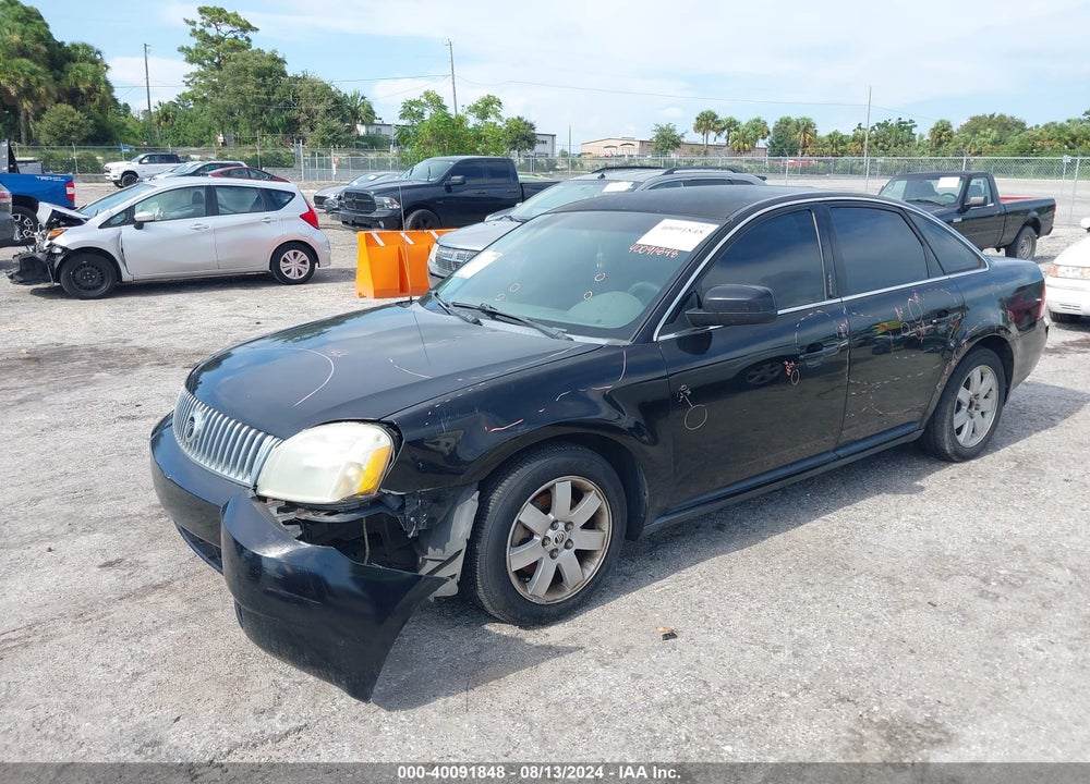 2007 MERCURY MONTEGO LUXURY VIN: 1MEHM40137G615617