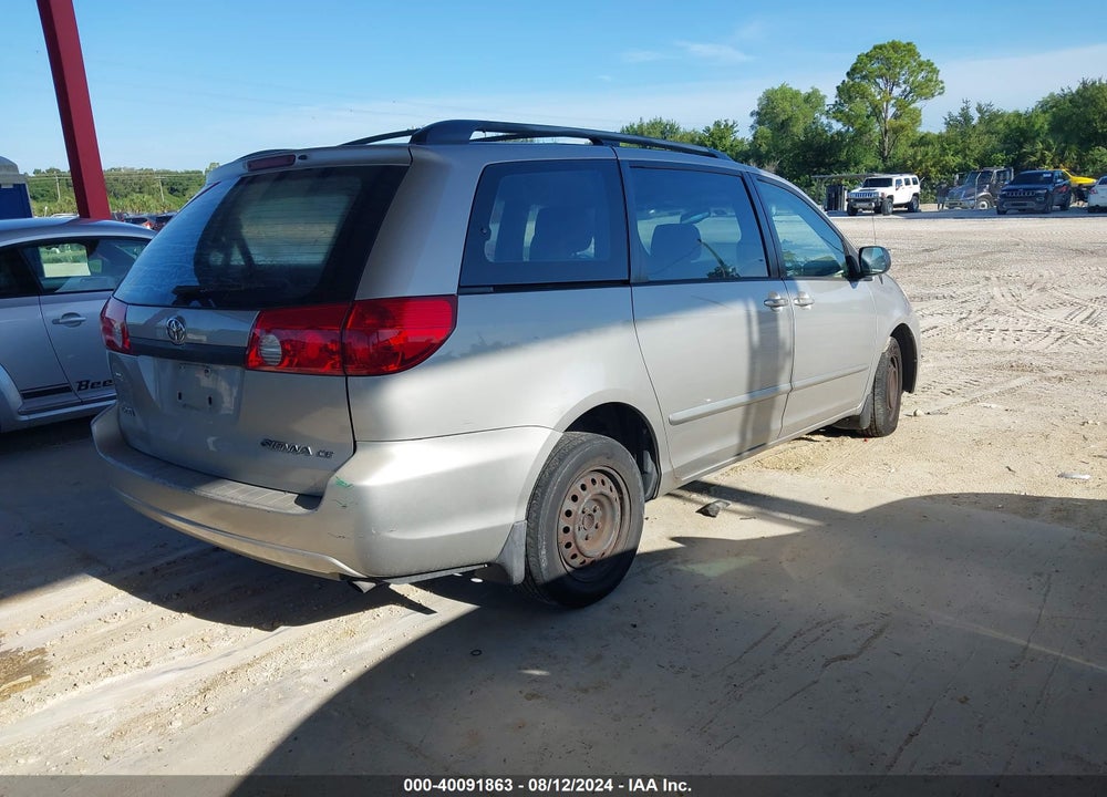 2006 TOYOTA SIENNA CE VIN: 5TDZA23C66S397287