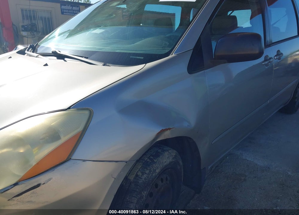 2006 TOYOTA SIENNA CE VIN: 5TDZA23C66S397287