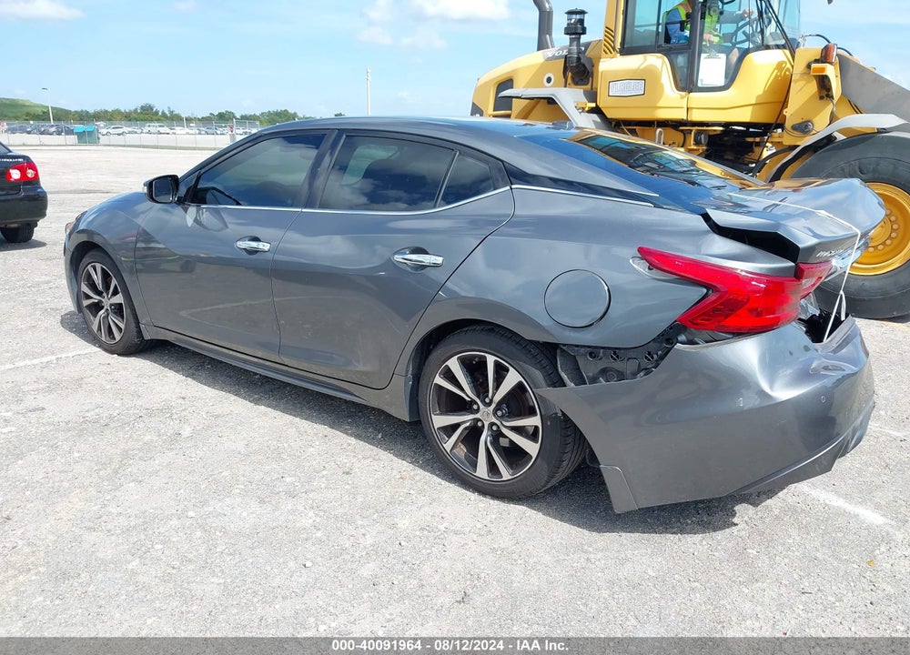 2018 NISSAN MAXIMA 3.5 SV VIN: 1N4AA6AP2JC400163