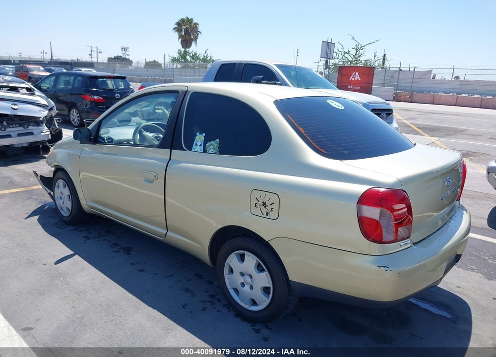2001 TOYOTA ECHO VIN: JTDAT123610180000