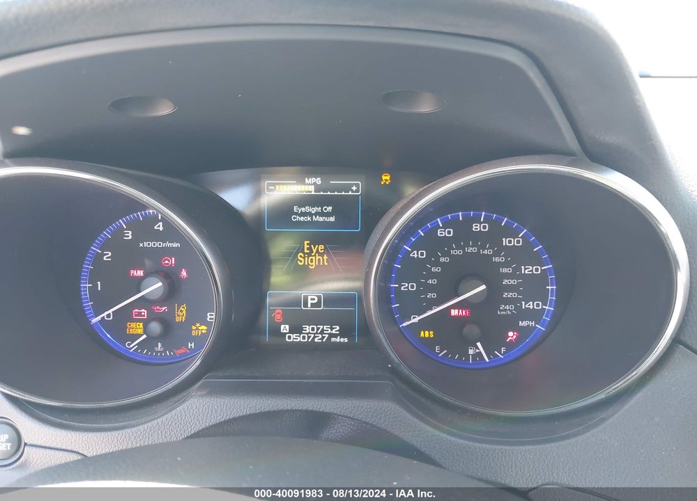 2019 SUBARU OUTBACK 2.5I VIN: 4S4BSABC5K3375783