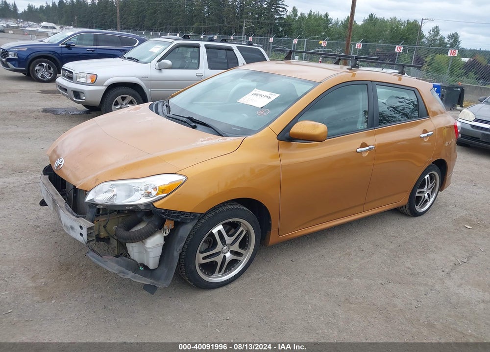 2009 TOYOTA MATRIX S VIN: 2T1LE40E49C008123