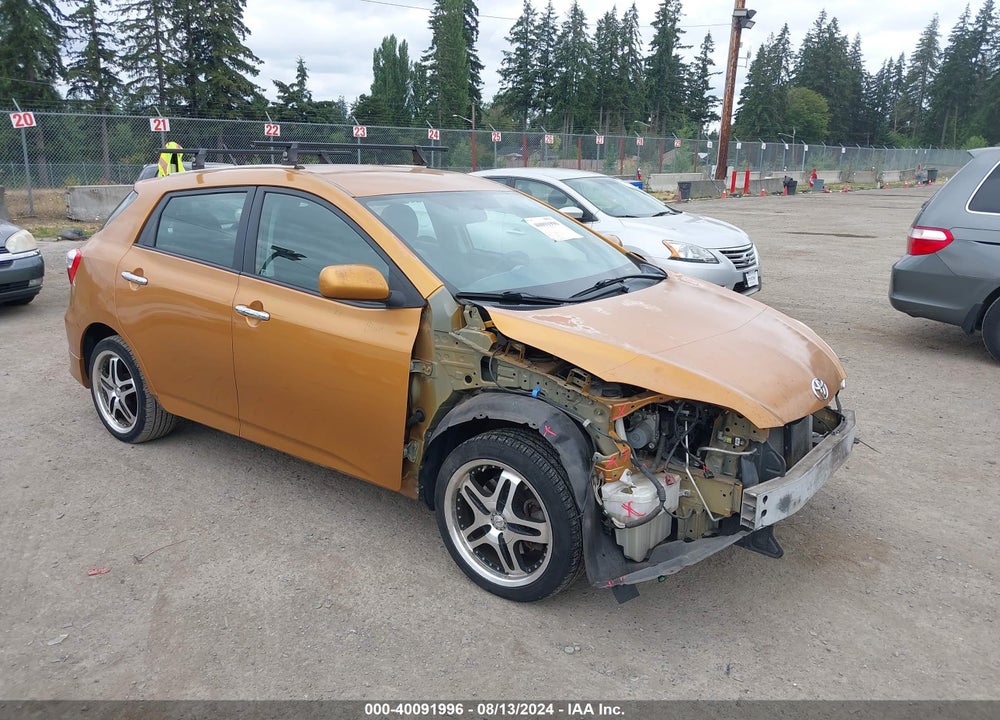 2009 TOYOTA MATRIX S VIN: 2T1LE40E49C008123