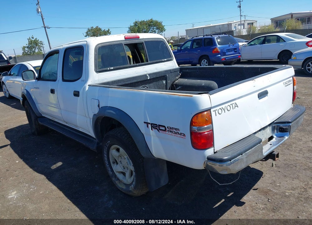 2001 TOYOTA TACOMA PRERUNNER V6 VIN: 5TEGN92N01Z844196