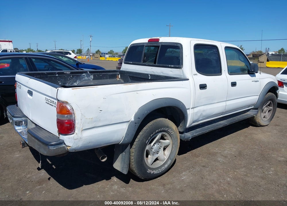 2001 TOYOTA TACOMA PRERUNNER V6 VIN: 5TEGN92N01Z844196