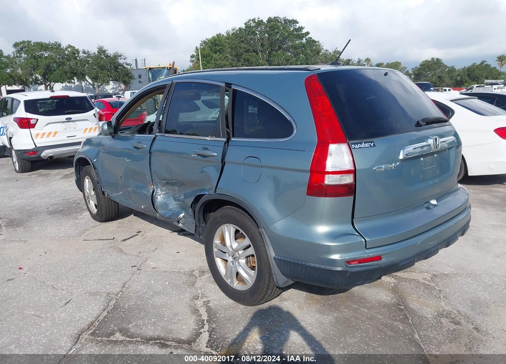 2011 HONDA CR-V EX-L VIN: 5J6RE3H72BL048218