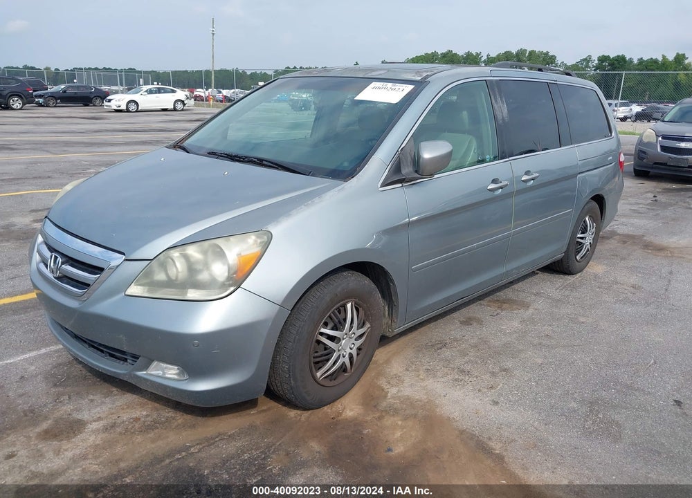 2005 HONDA ODYSSEY TOURING VIN: 5FNRL38885B035601