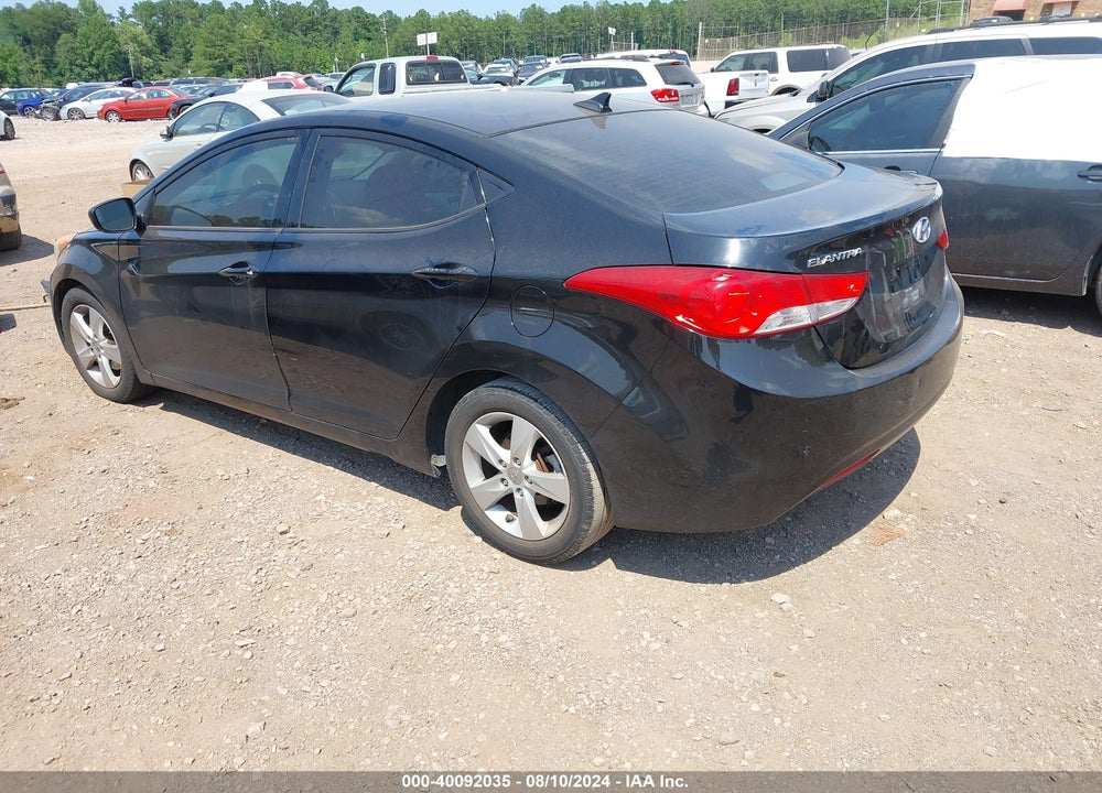 2013 HYUNDAI ELANTRA GLS VIN: 5NPDH4AE9DH262071