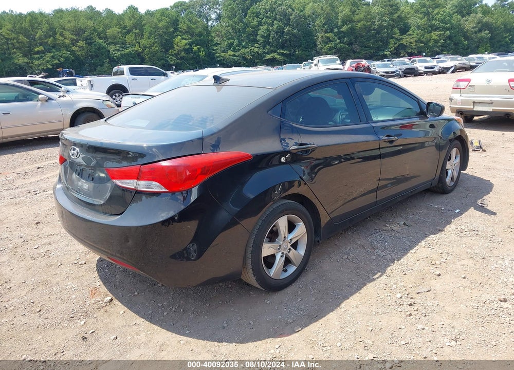 2013 HYUNDAI ELANTRA GLS VIN: 5NPDH4AE9DH262071