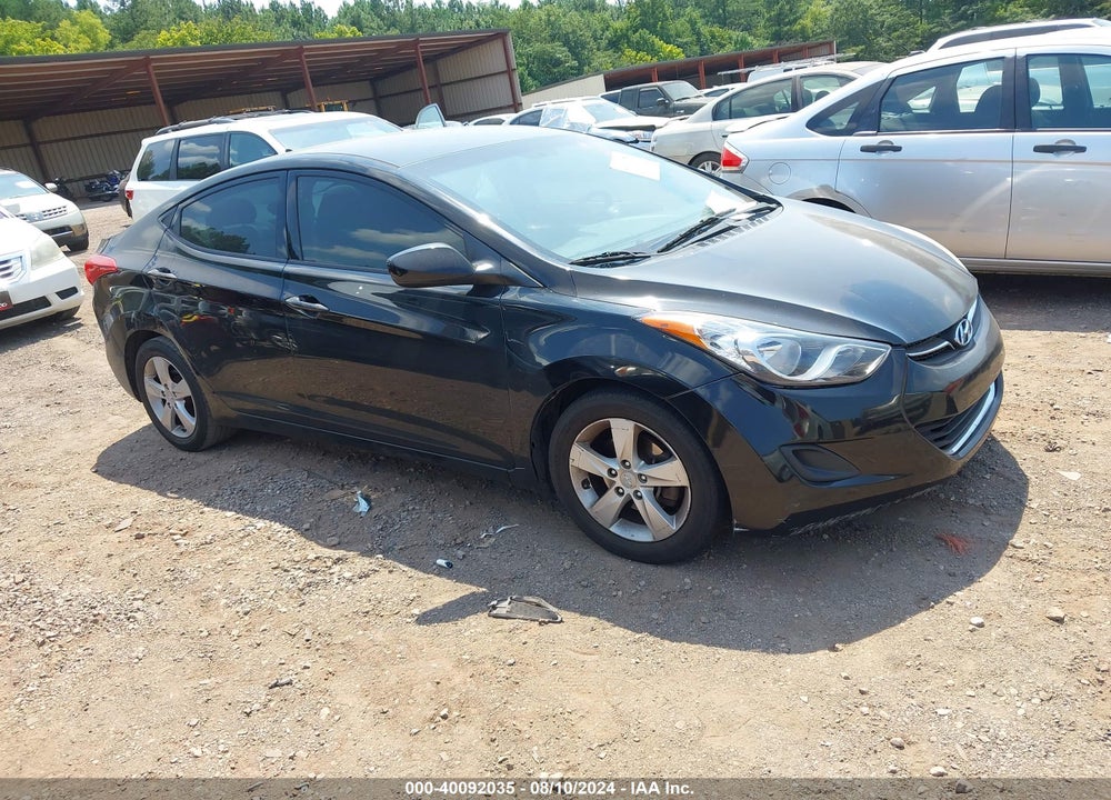 2013 HYUNDAI ELANTRA GLS VIN: 5NPDH4AE9DH262071