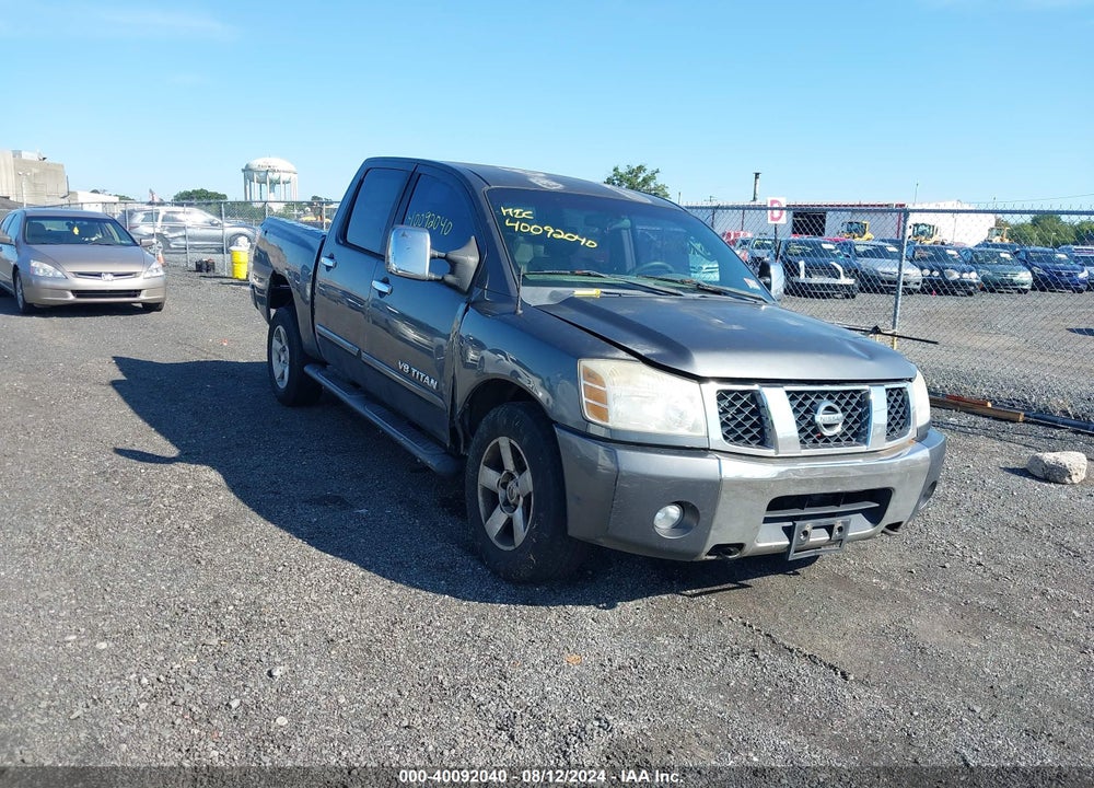2005 NISSAN TITAN SE VIN: 1N6AA07B85N567380
