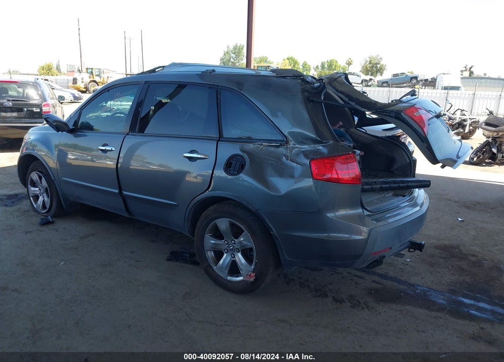 2007 ACURA MDX SPORT PACKAGE VIN: 2HNYD28577H540691