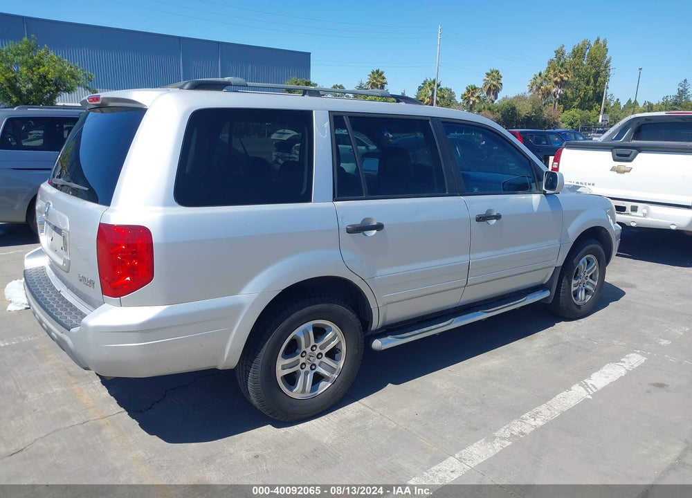 2005 HONDA PILOT EX-L VIN: 2HKYF18795H561557