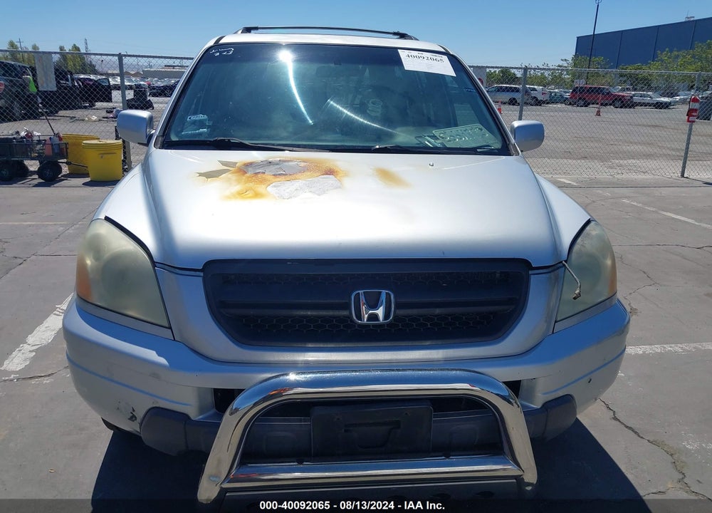 2005 HONDA PILOT EX-L VIN: 2HKYF18795H561557