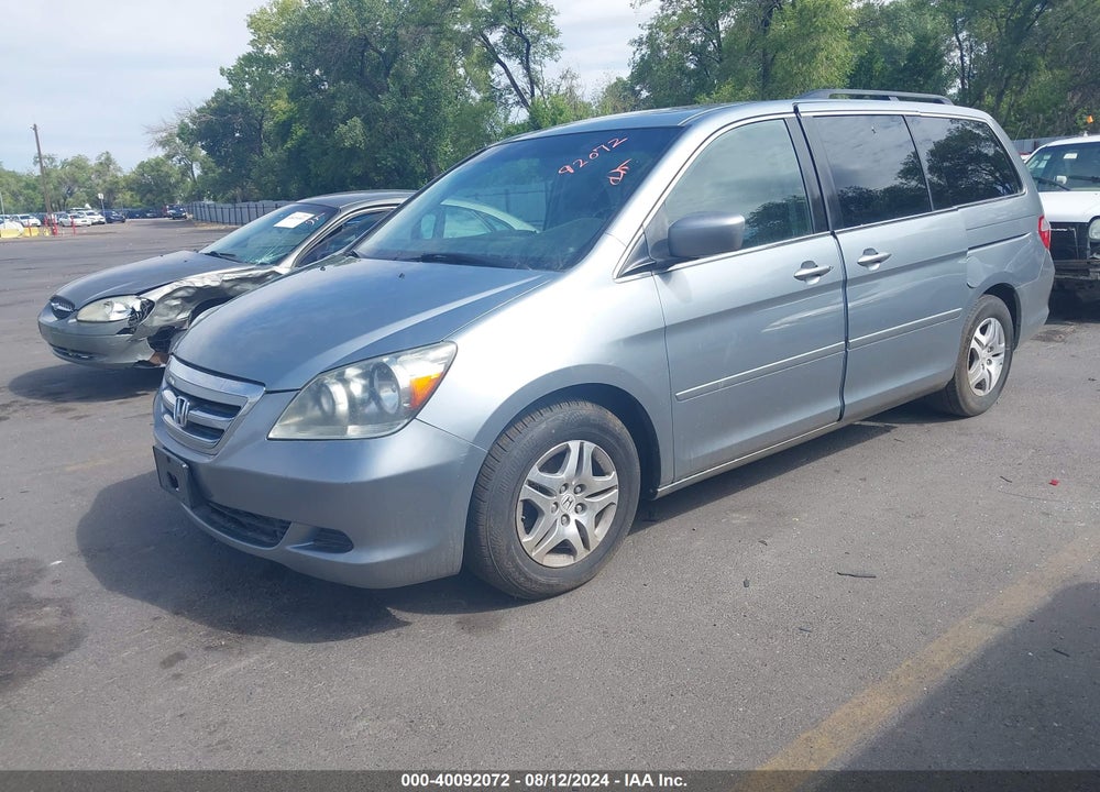 2007 HONDA ODYSSEY EX-L VIN: 5FNRL38607B094708