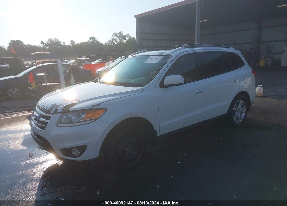 2012 HYUNDAI SANTA FE VIN: 5XYZK4AG9CG108748