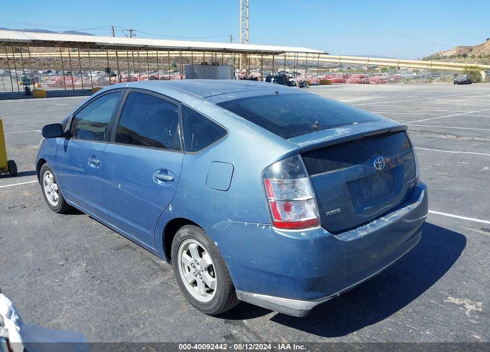 2004 TOYOTA PRIUS VIN: JTDKB20U540017707