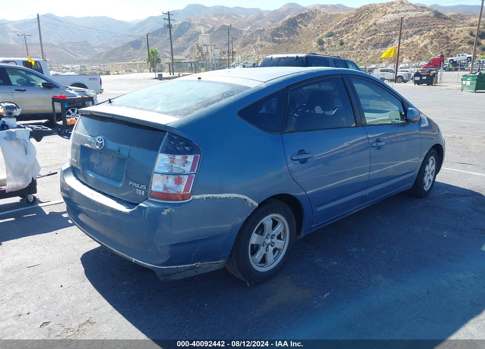 2004 TOYOTA PRIUS VIN: JTDKB20U540017707