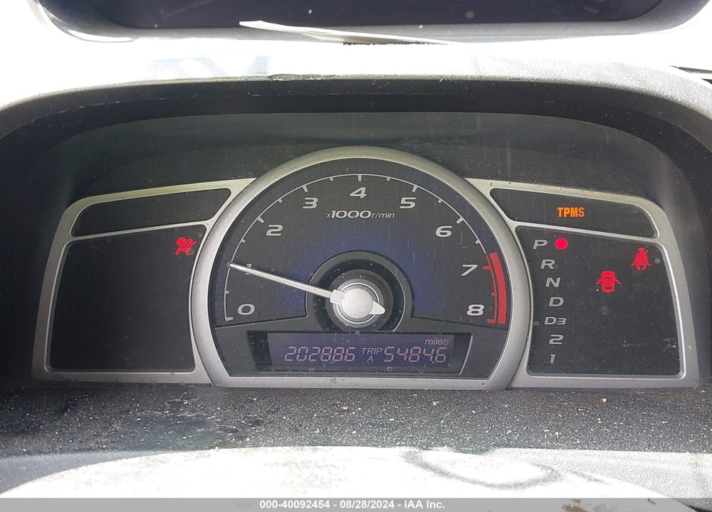 2008 HONDA CIVIC LX VIN: 2HGFG12668H528700