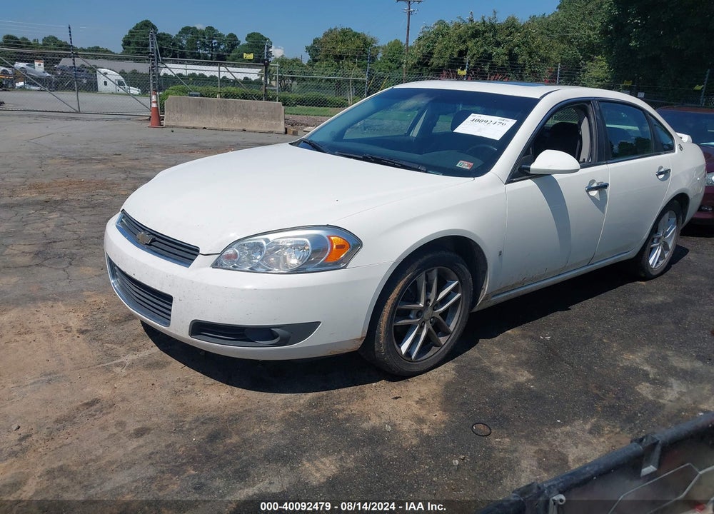 2008 CHEVROLET IMPALA LTZ VIN: 2G1WU583589179365