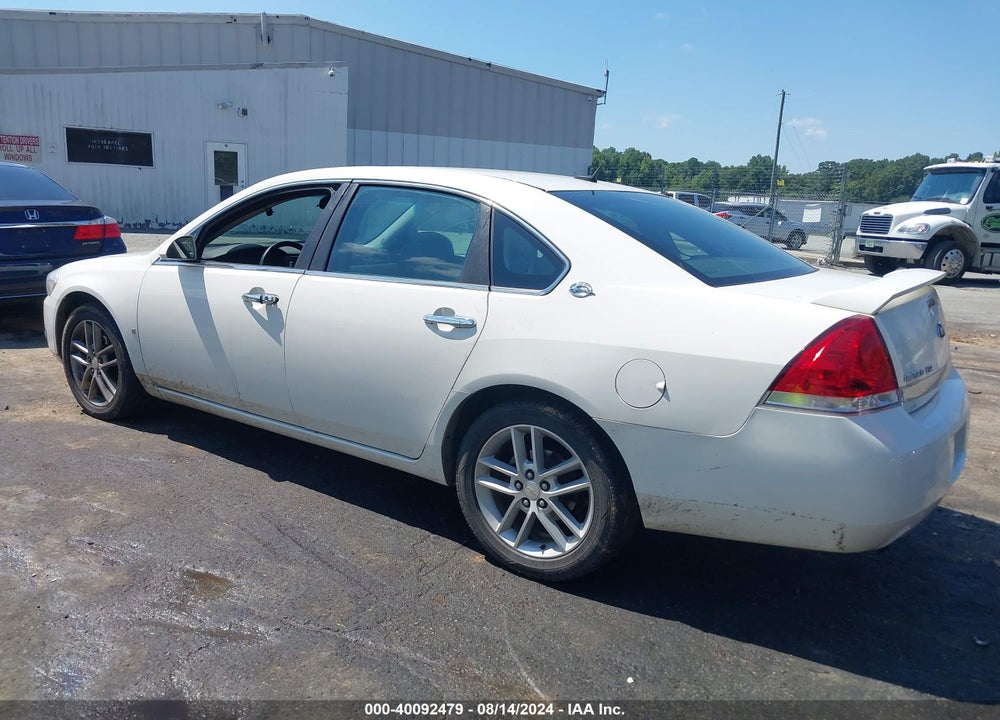 2008 CHEVROLET IMPALA LTZ VIN: 2G1WU583589179365