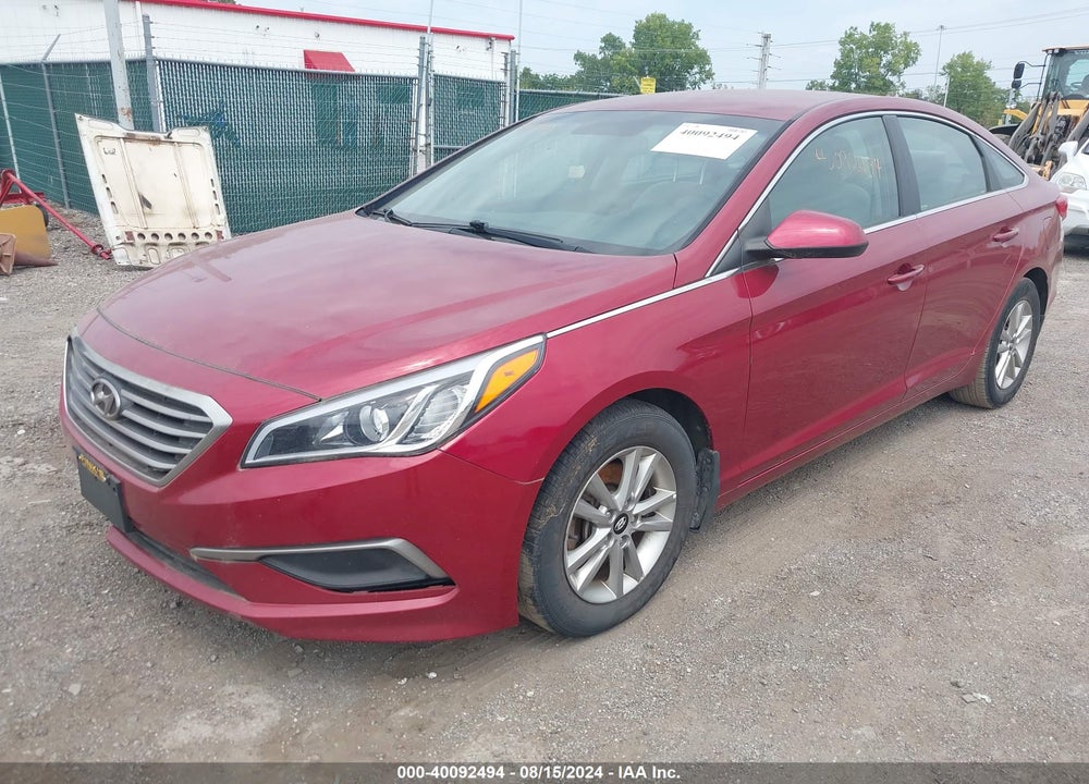 2016 HYUNDAI SONATA SE VIN: 5NPE24AF3GH352318