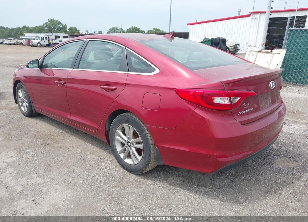 2016 HYUNDAI SONATA SE VIN: 5NPE24AF3GH352318