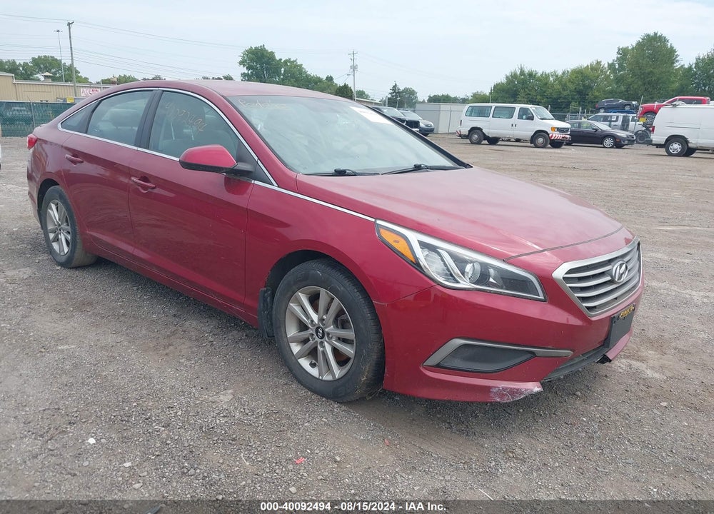 2016 HYUNDAI SONATA SE VIN: 5NPE24AF3GH352318