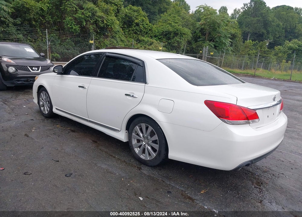 2011 TOYOTA AVALON LIMITED VIN: 4T1BK3DB9BU375280