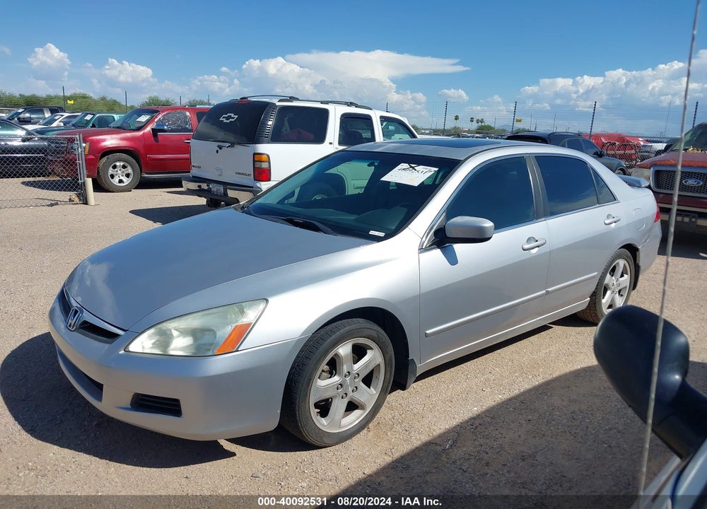2007 HONDA ACCORD 3.0 EX VIN: 1HGCM658X7A050560