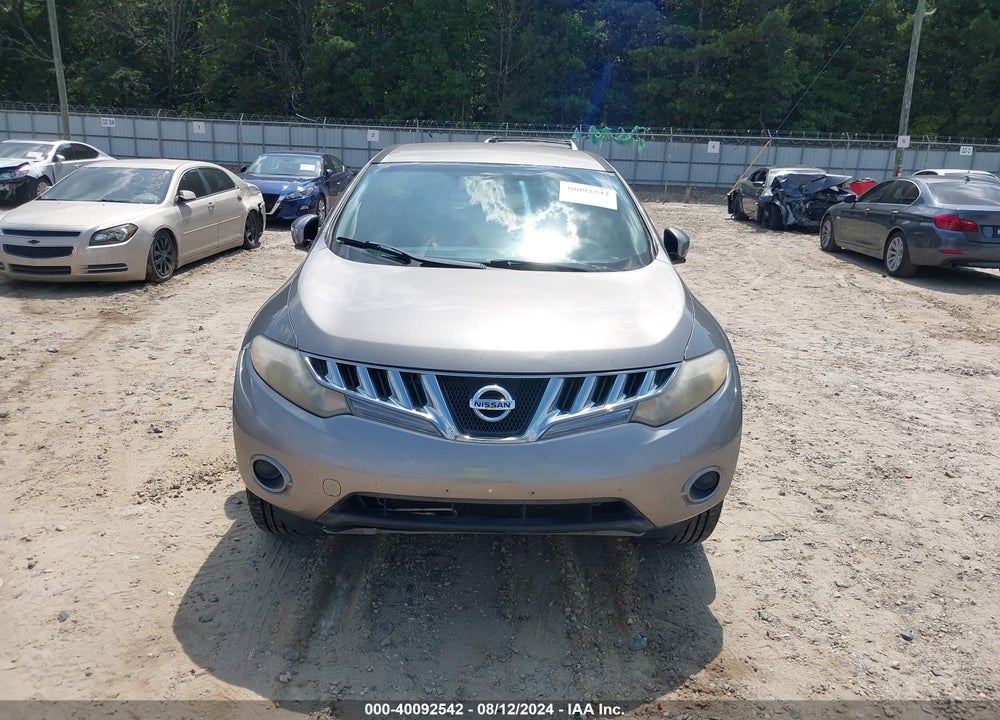 2010 NISSAN MURANO S VIN: JN8AZ1MW1AW118561